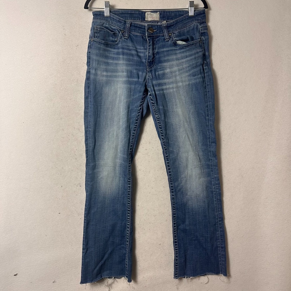 BKE Jeans 28L‎ tall Payton Bootcut Blue Stretch Denim Western distressed